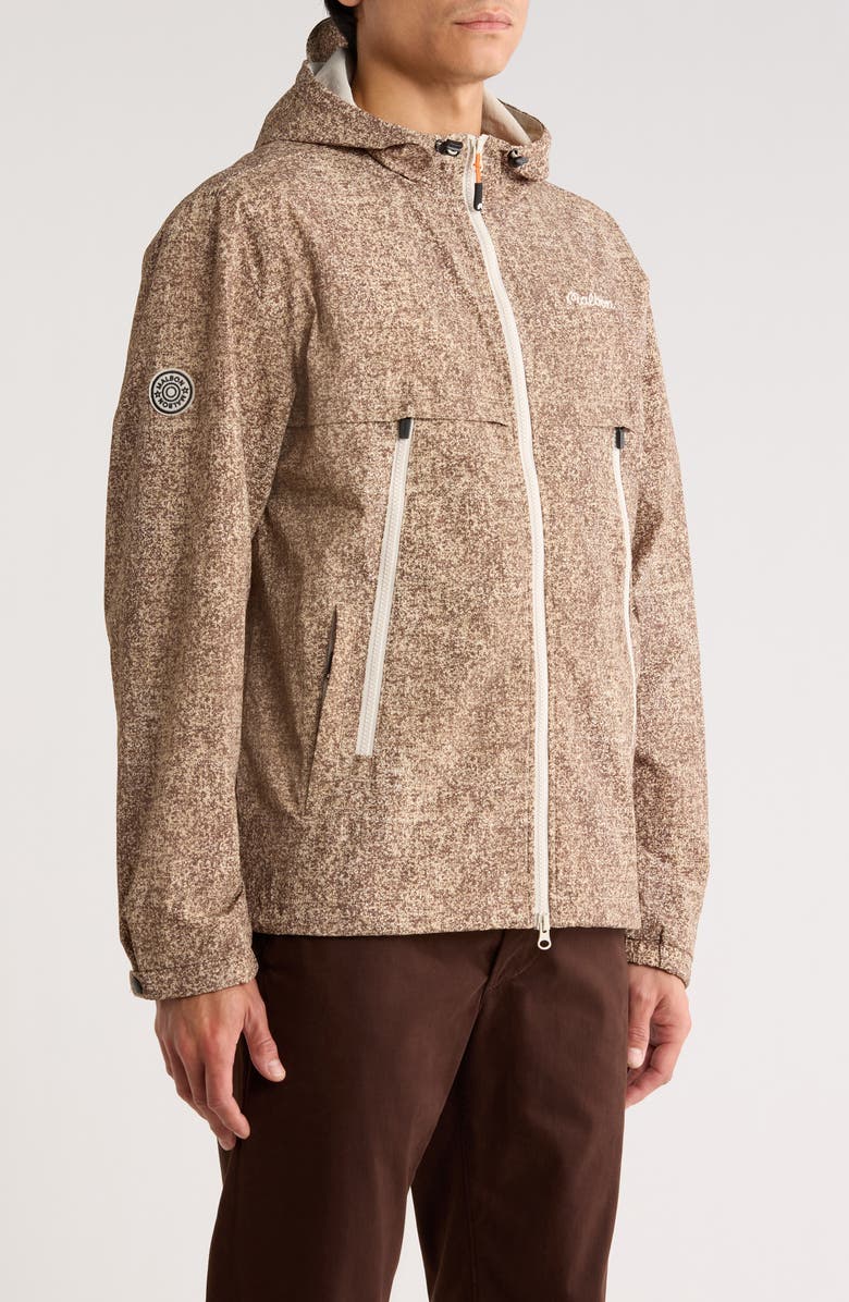 Malbon Golf Highland Hooded Jacket, Alternate, color, Digital Wool