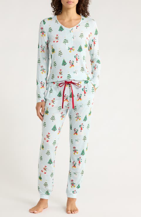 Snow Excited Magnetic Closure Pajamas