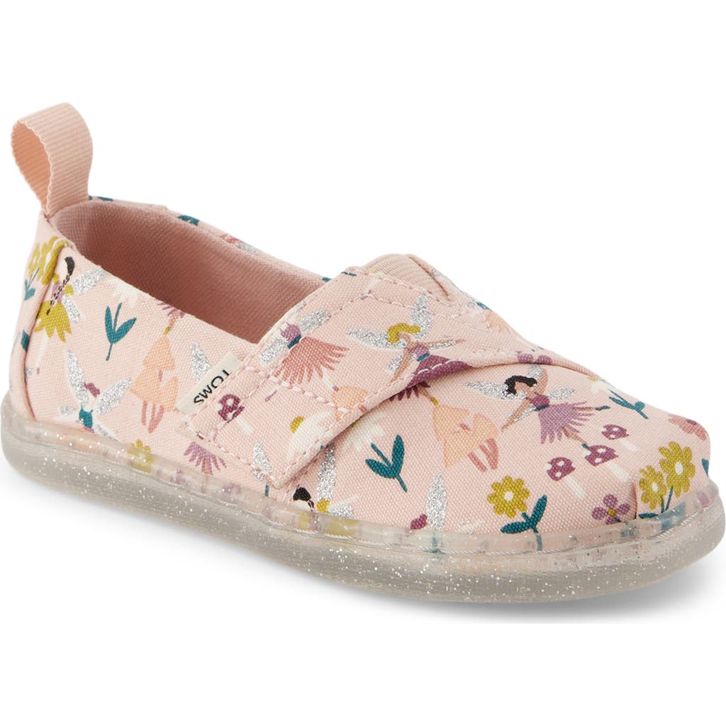 Toms Kids' Alpargata Slip-on Sneaker In Light/pastel Pink