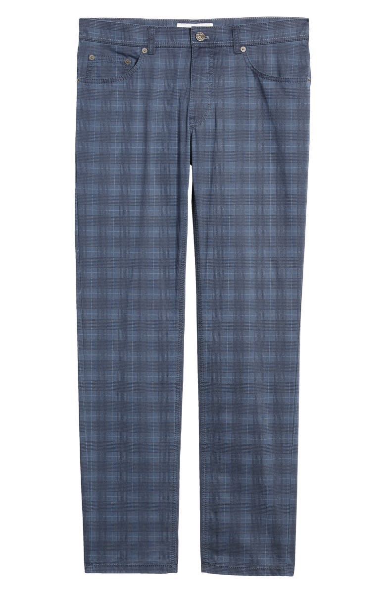 Brax Cooper Fancy Ultralight Plaid Straight Leg Pants, Alternate, color, 