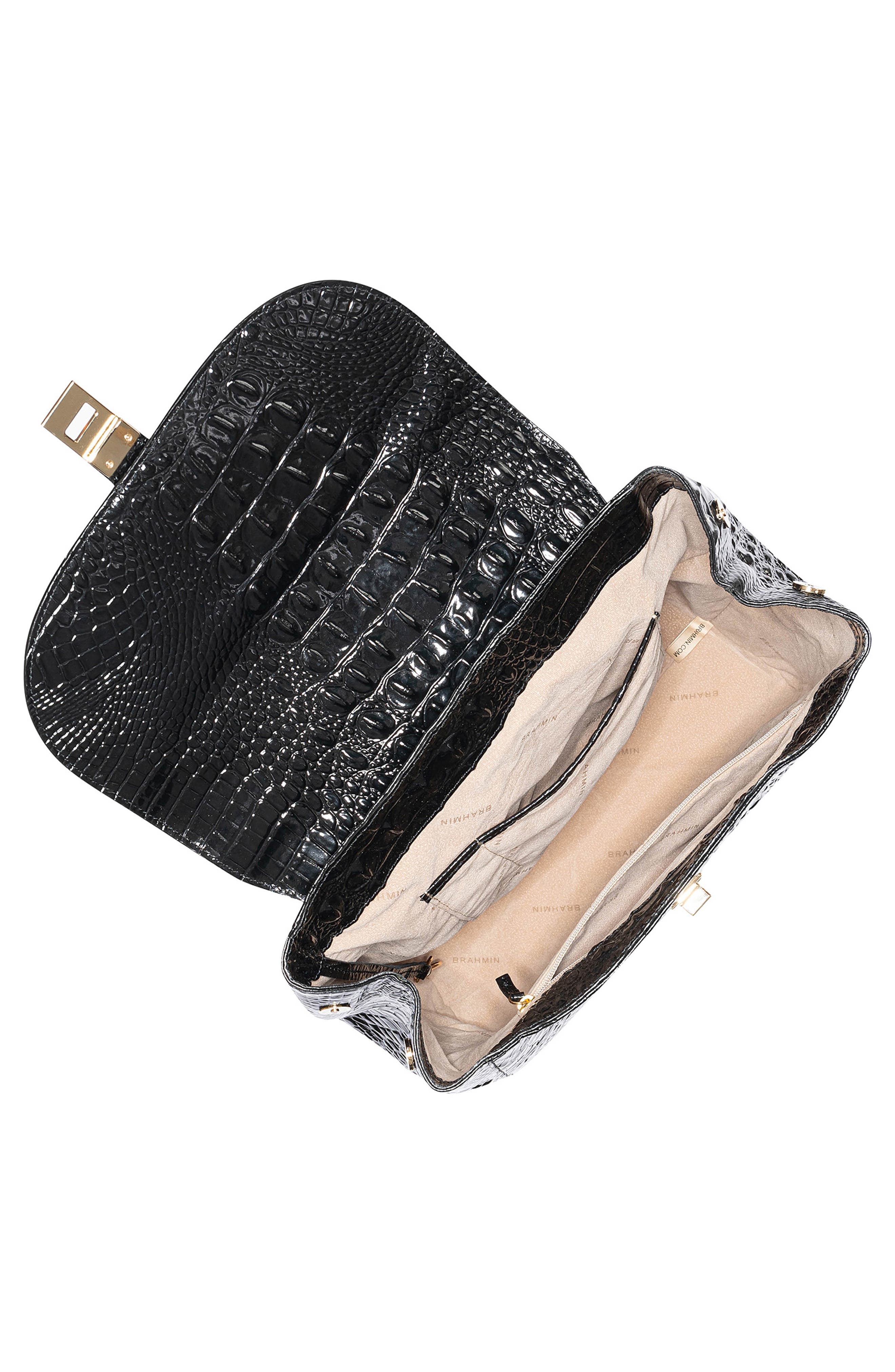 Brahmin Sadie Croc Embossed Leather Backpack | Nordstrom display picture 2