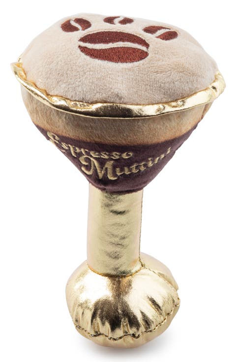 Espresso Muttini Dog Toy