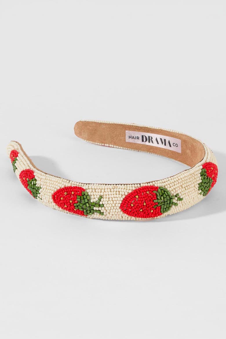 Strawberry Fields Headband, Alternate, color, Ivory