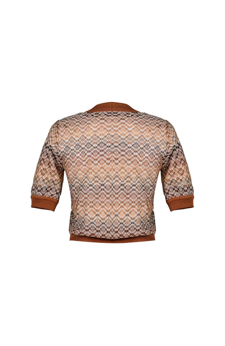 IVONNE Straight Knit Blouse with V-Neck, Alternate, color,