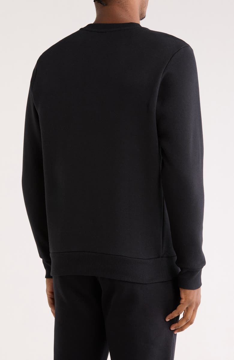 Z by Zella Freeform Fleece Sweatshirt, Alternate, color, Black Caviar