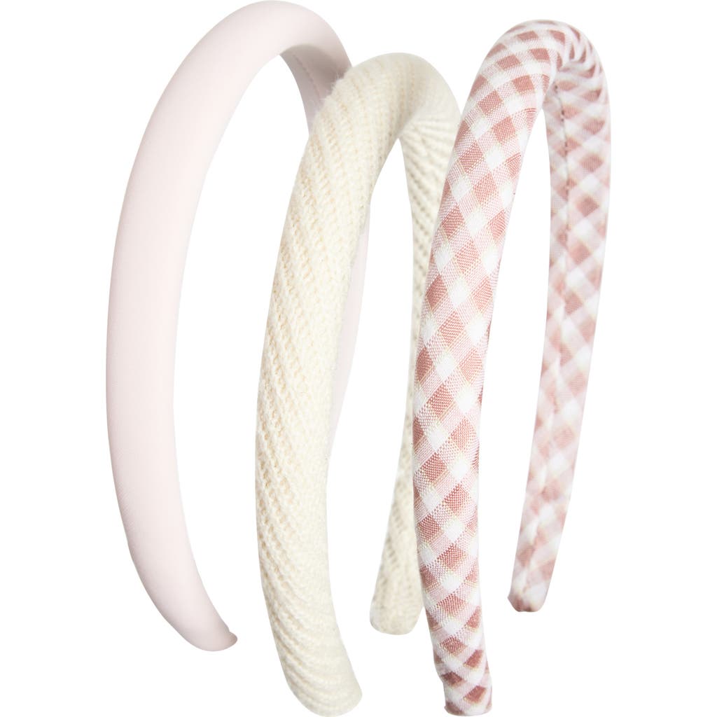 Cara Kids' Set Of 3 Assorted Headbands In Pink
