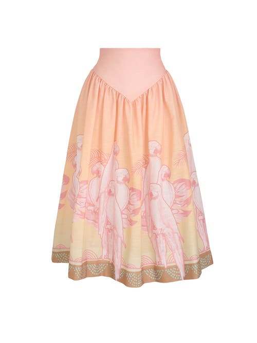 No Pise La Grama Sotavento Top In Peach In Multi