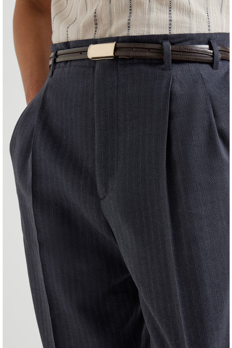 Chevron trousers, Alternate, color, Navy Blue