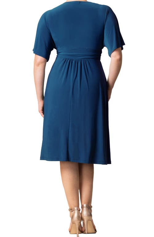 Kiyonna Gia Floral Midi Dress