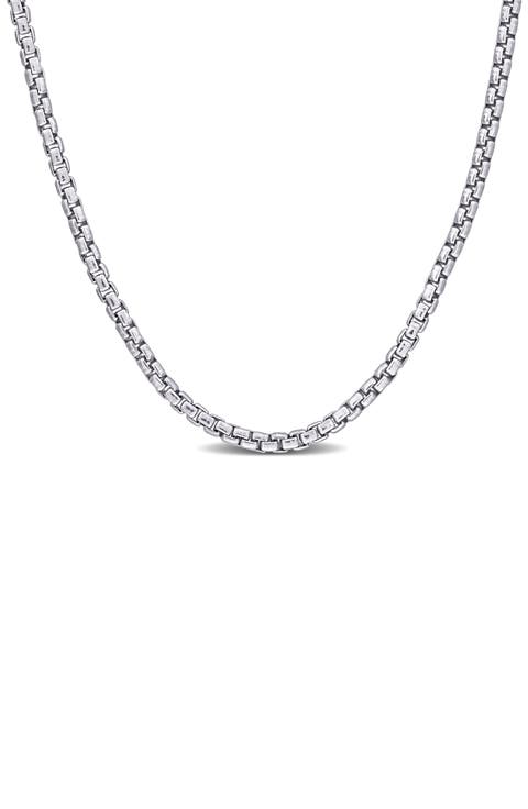 Box Link Chain Necklace, 1.40mm