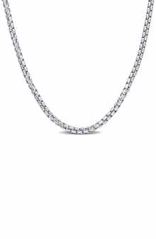 Box Link Chain Necklace, 1.40mm