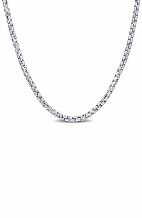 Box Link Chain Necklace, 1.40mm