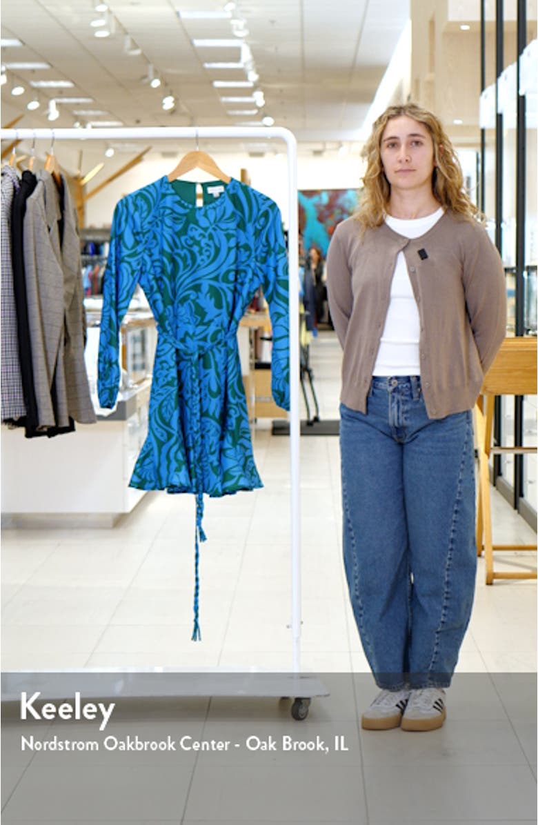 Vianka Long Sleeve Fit & Flare Minidress, sales video thumbnail