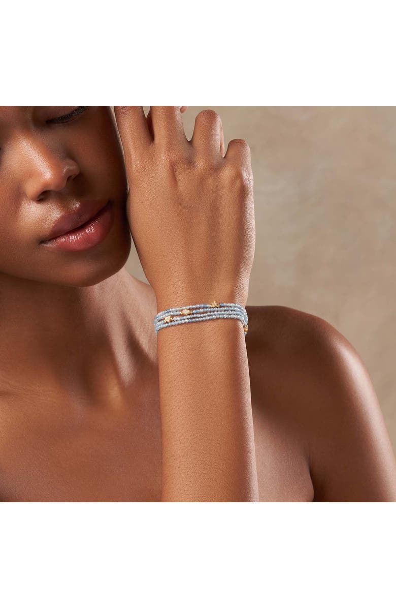 Karma and Luck Hidden Depths - Aquamarine Bracelet, Alternate, color, Light Blue