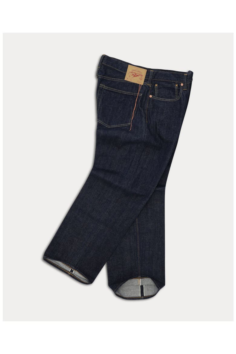 914 Leo Japanese 29 Selvedge 5-Pocket Regular-Fit Denim Pants, Alternate, color, Blue