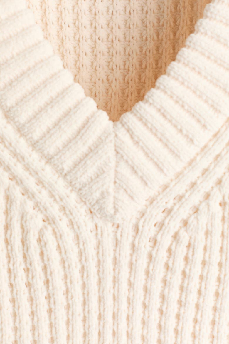 Regular Fit Sweater Vest, Alternate, color, White
