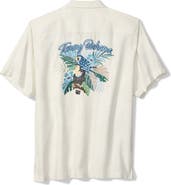 Tommy Bahama Toucantina Embroidered Silk Camp Shirt