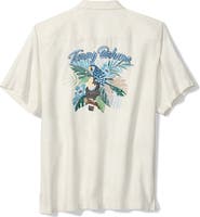 Tommy Bahama Toucantina Embroidered Silk Camp Shirt