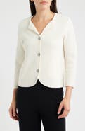 Anne Klein Eyelash Texture Cardigan