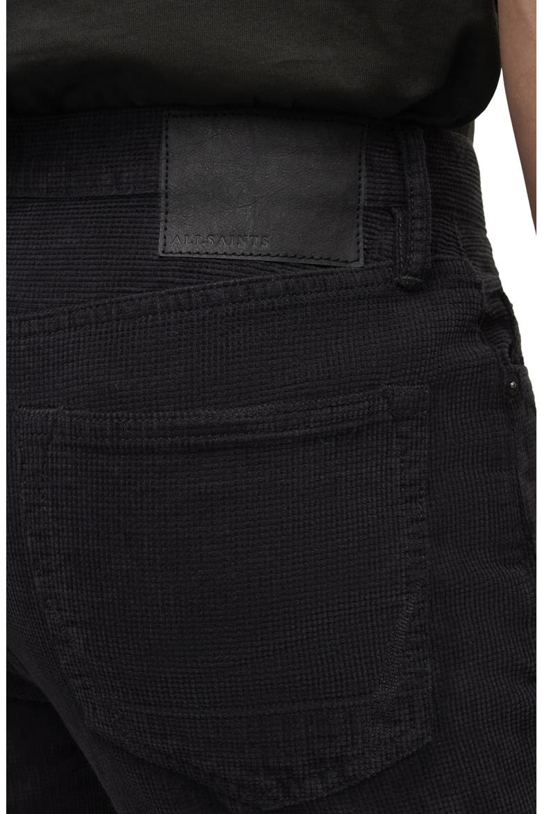 Jack Crop Tapered Corduroy Jeans, Alternate, color, WASHED BLACK