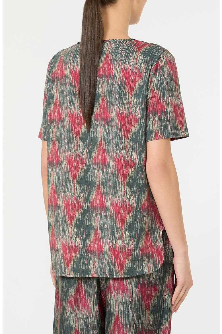Lotre Silk Blend Jersey Top, Alternate, color, DARK GREY