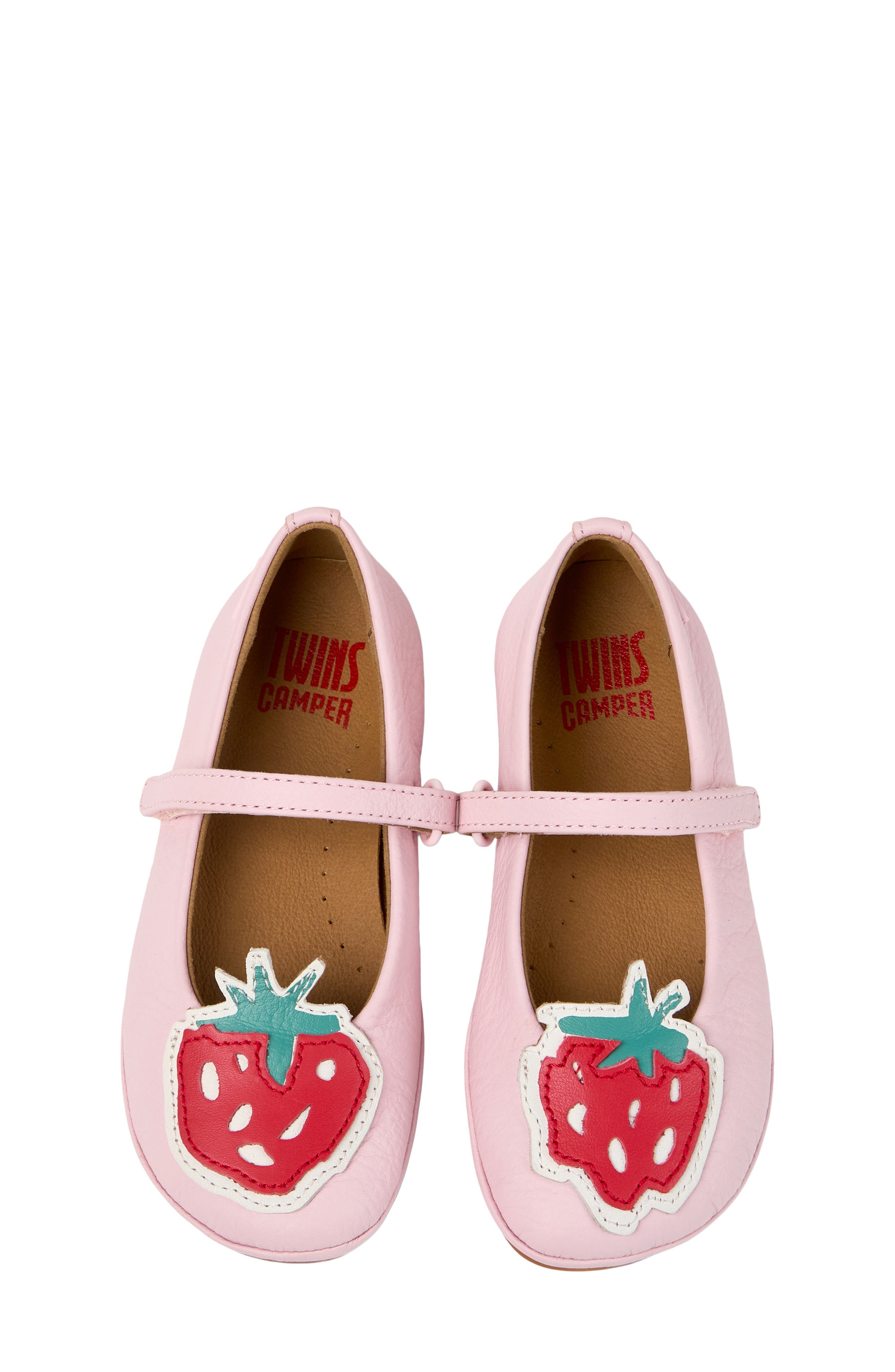 Camper Kids' Twins Mismatch Flat, Alternate, color, Light/ Pastel Pink