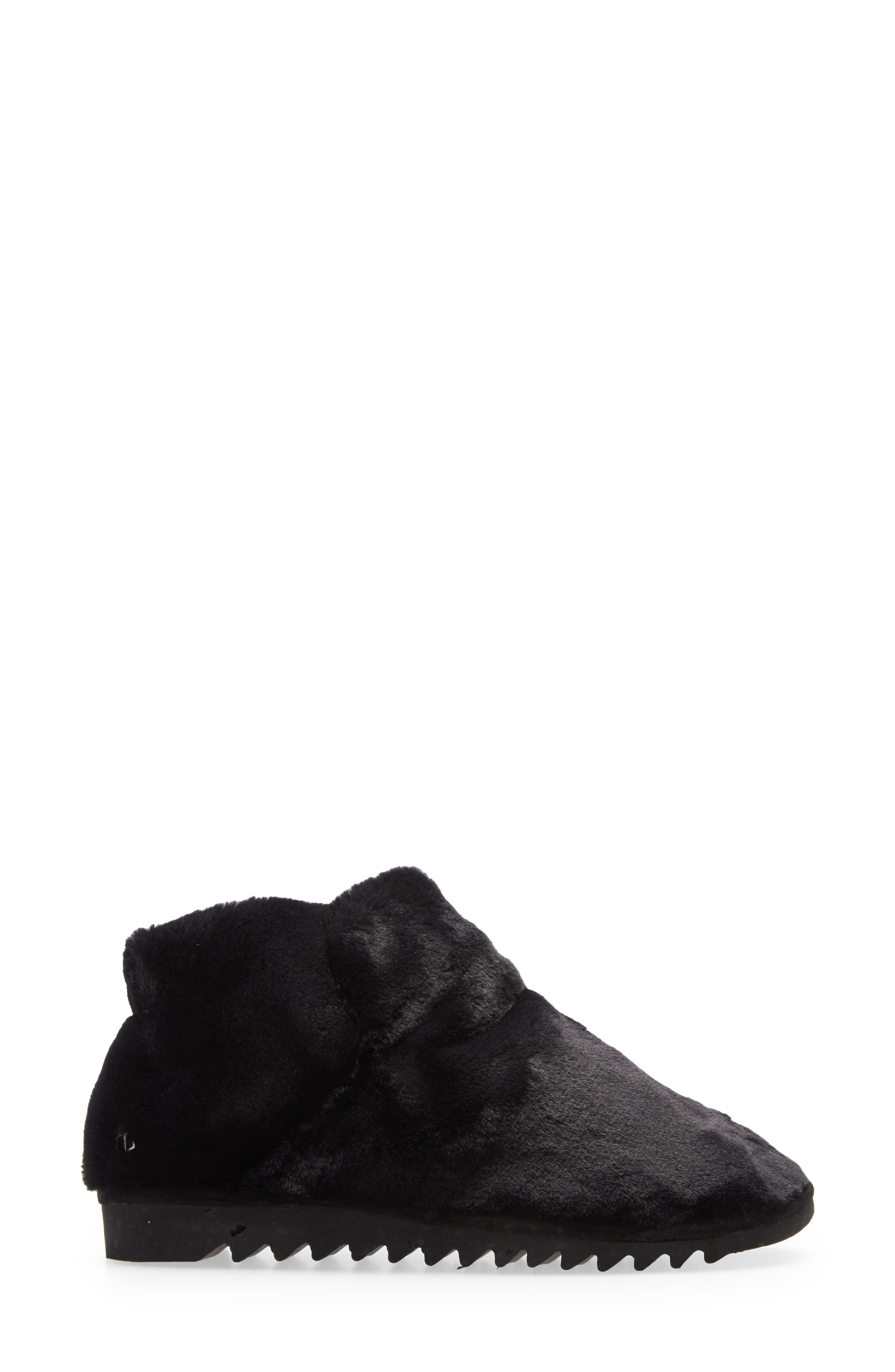 rag & bone Eira Faux Fur Bootie Slipper, Alternate, color, 