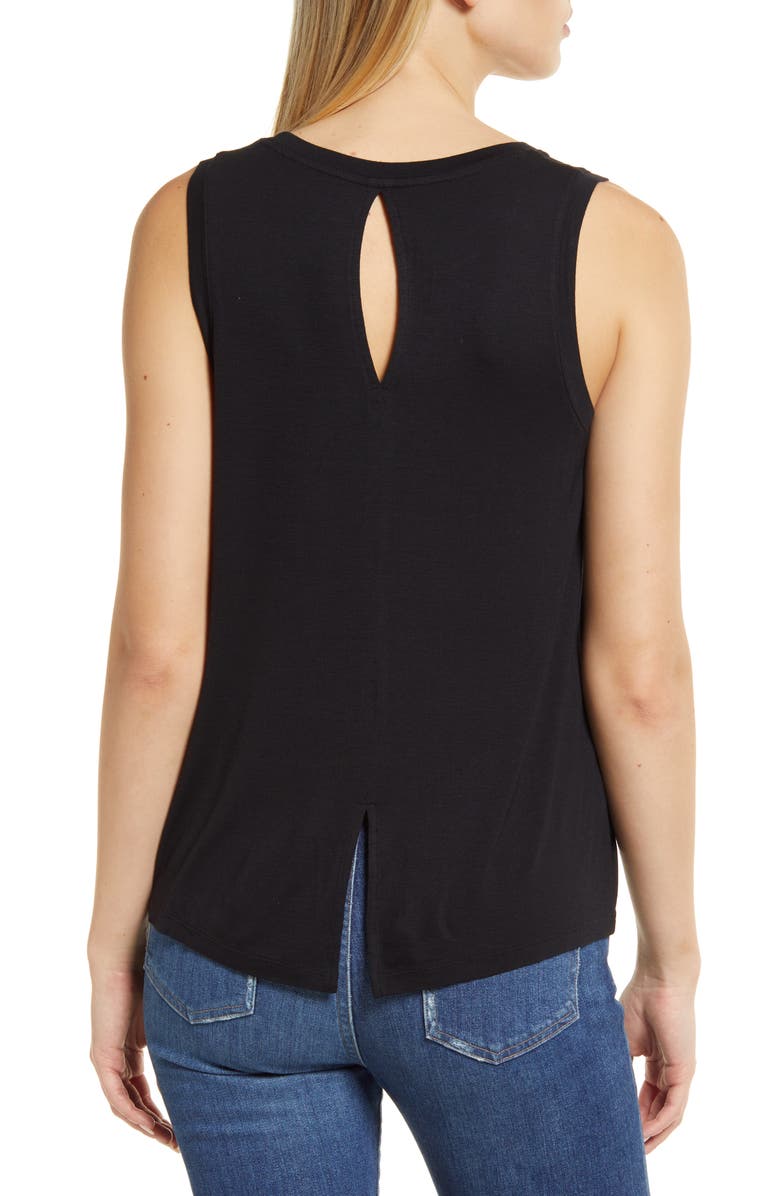 Halogen<sup>®</sup> Halogen Crewneck High-Low Tank, Alternate, color, 