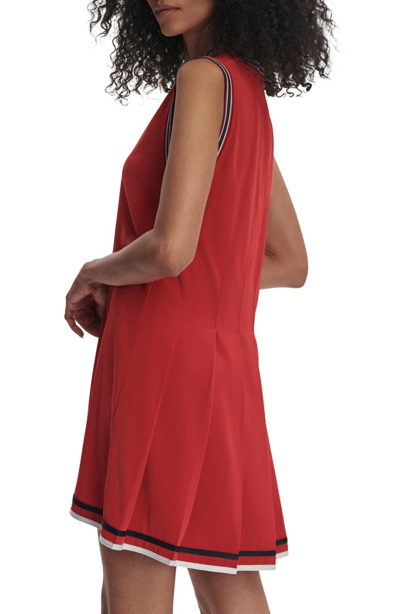 Varley Amanda 20 Court Dress, Alternate, color, Haute Red