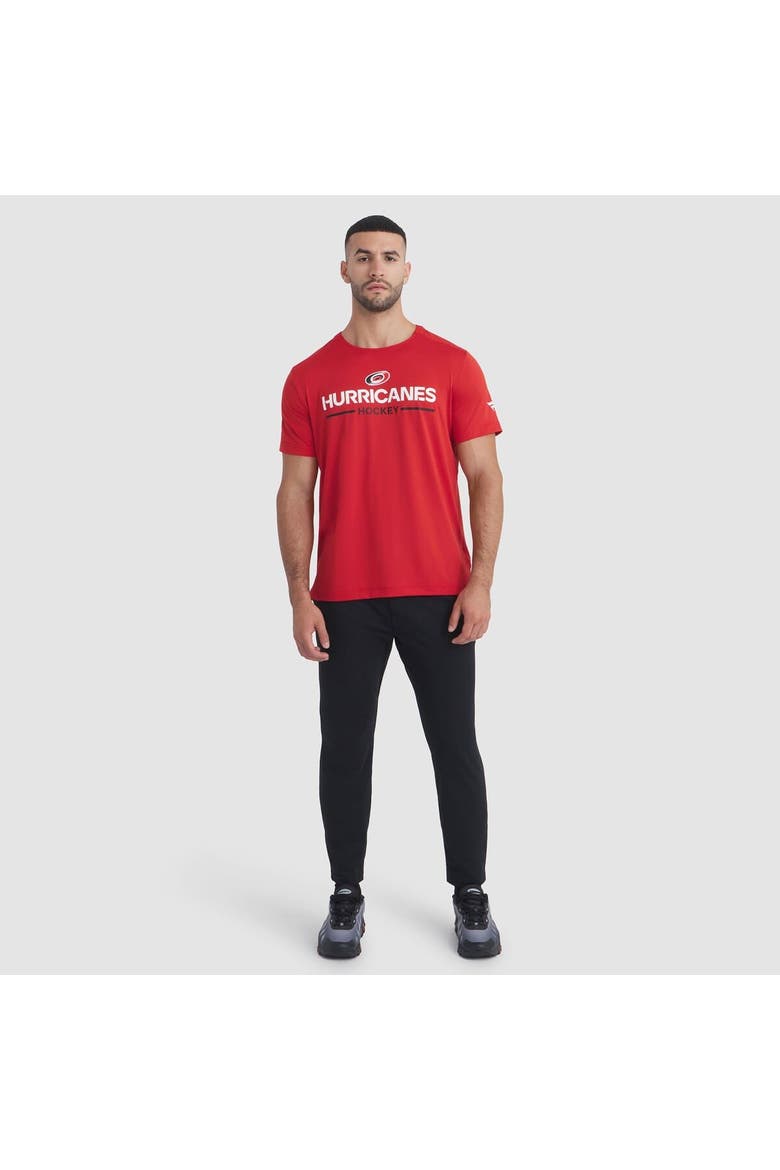 Men's Fanatics Red Carolina Hurricanes Authentic Pro Rink Tech T-Shirt, Alternate, color, Red