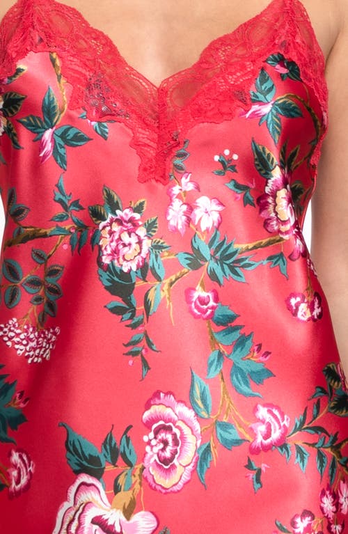In Bloom By Jonquil Phoenix Satin Chemise In Red