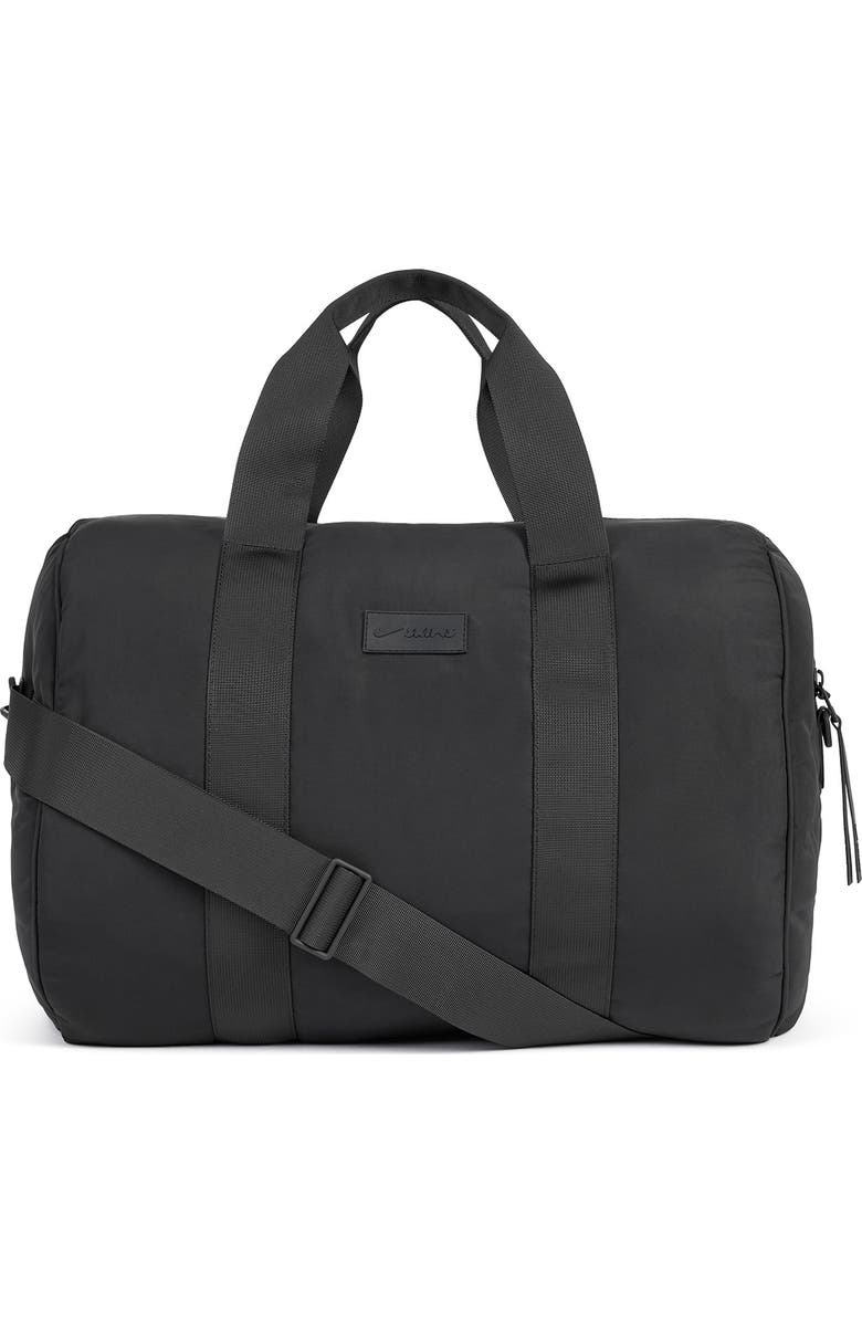 NikeSKIMS Puffer Gym Bag, Main, color, Obsidian