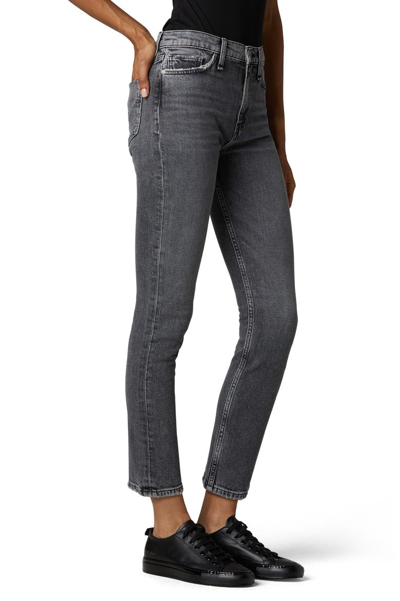 Jeans Holly High Waist Ankle Straight Leg Jeans, Alternate, color, MERCENARY