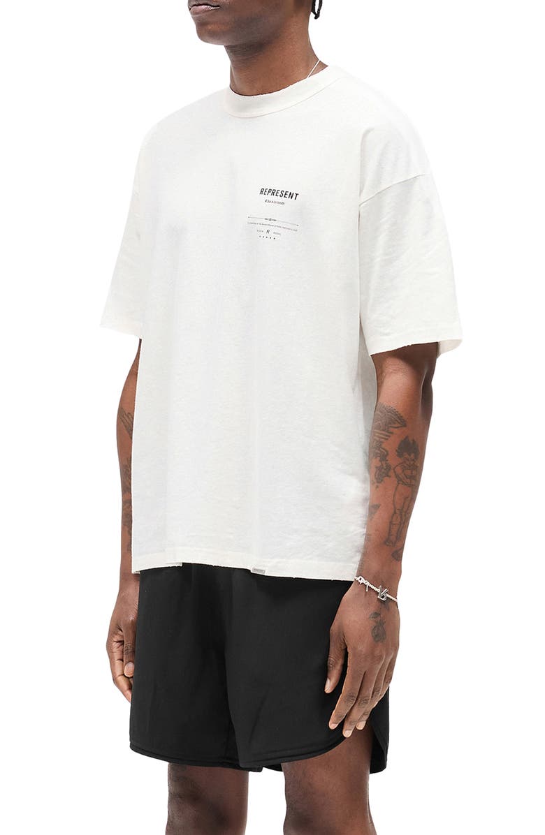 Represent Revere Manor Graphic T-Shirt, Alternate, color, Aged White