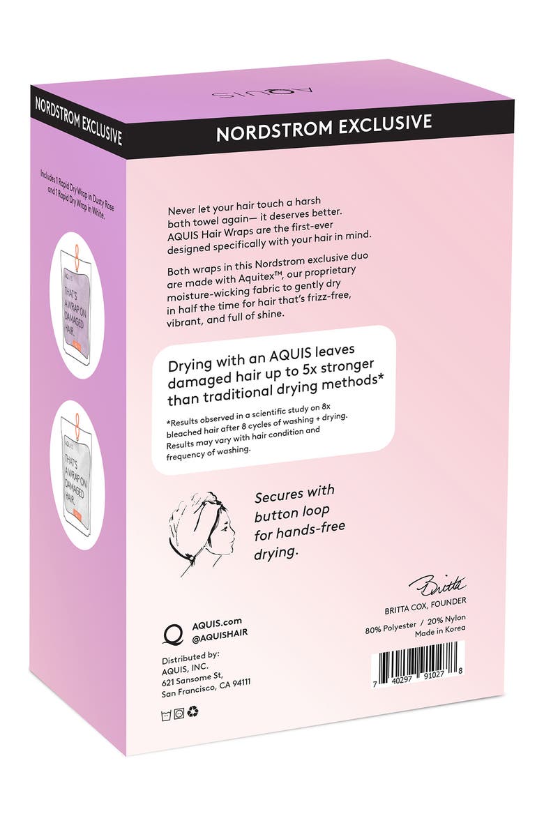 Rapid Dry Lisse Hair Wrap Towel Set $60 Value, Alternate, color, NO COLOR