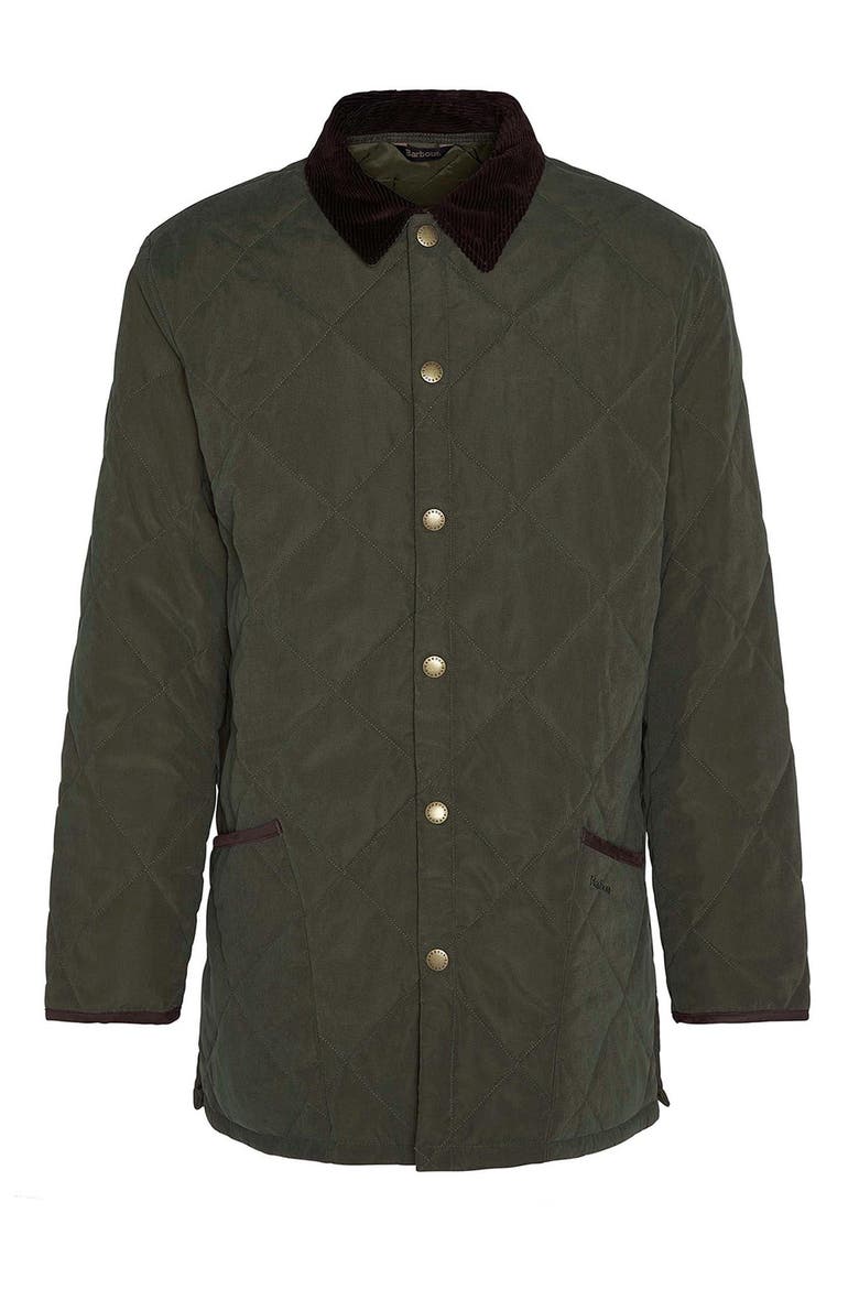 Country Liddesdale Quilted Jacket, Alternate, color, OLIVE