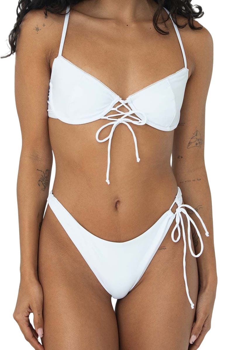 Bright Swimwear Alice Top, Alternate, color, White