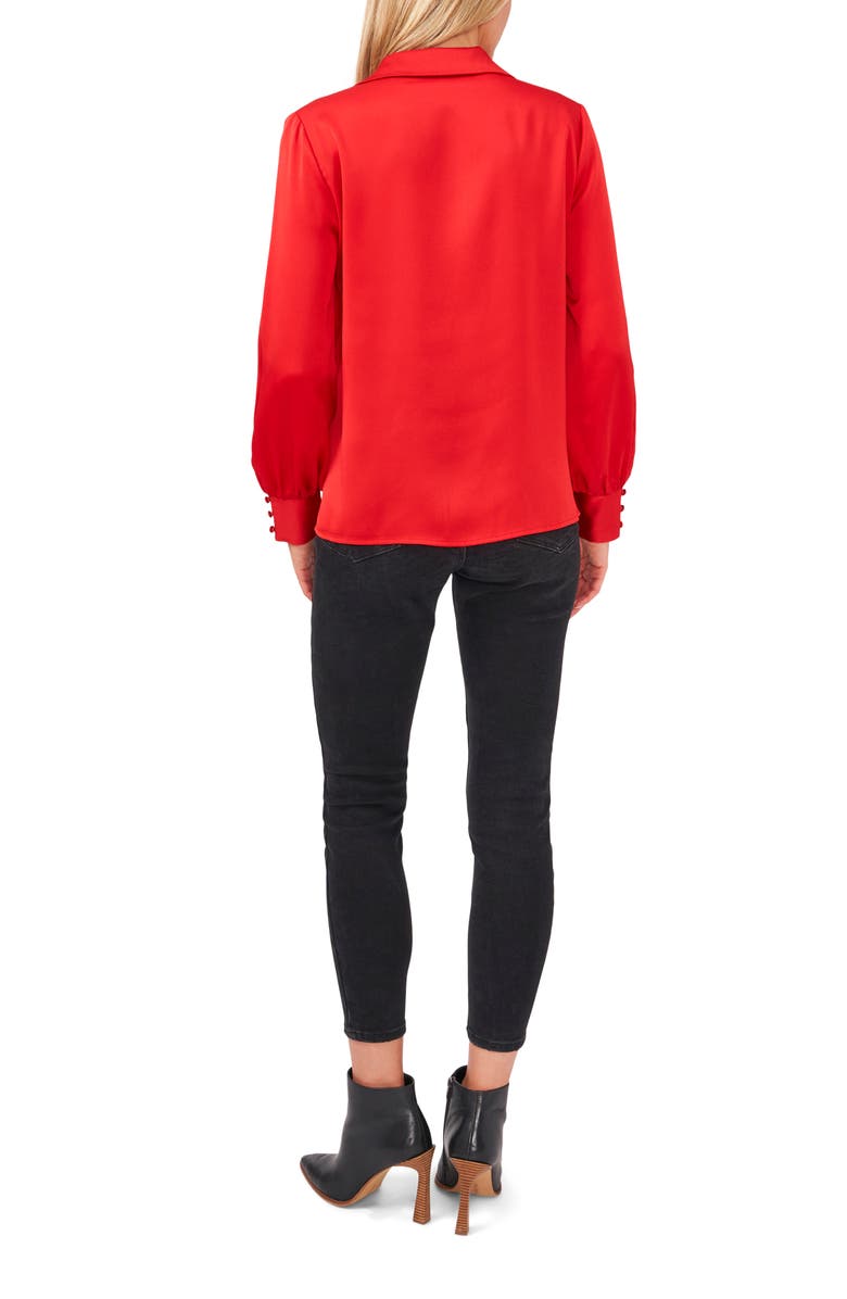 Vince Camuto Button-Up Shirt, Alternate, color, Cherry Red