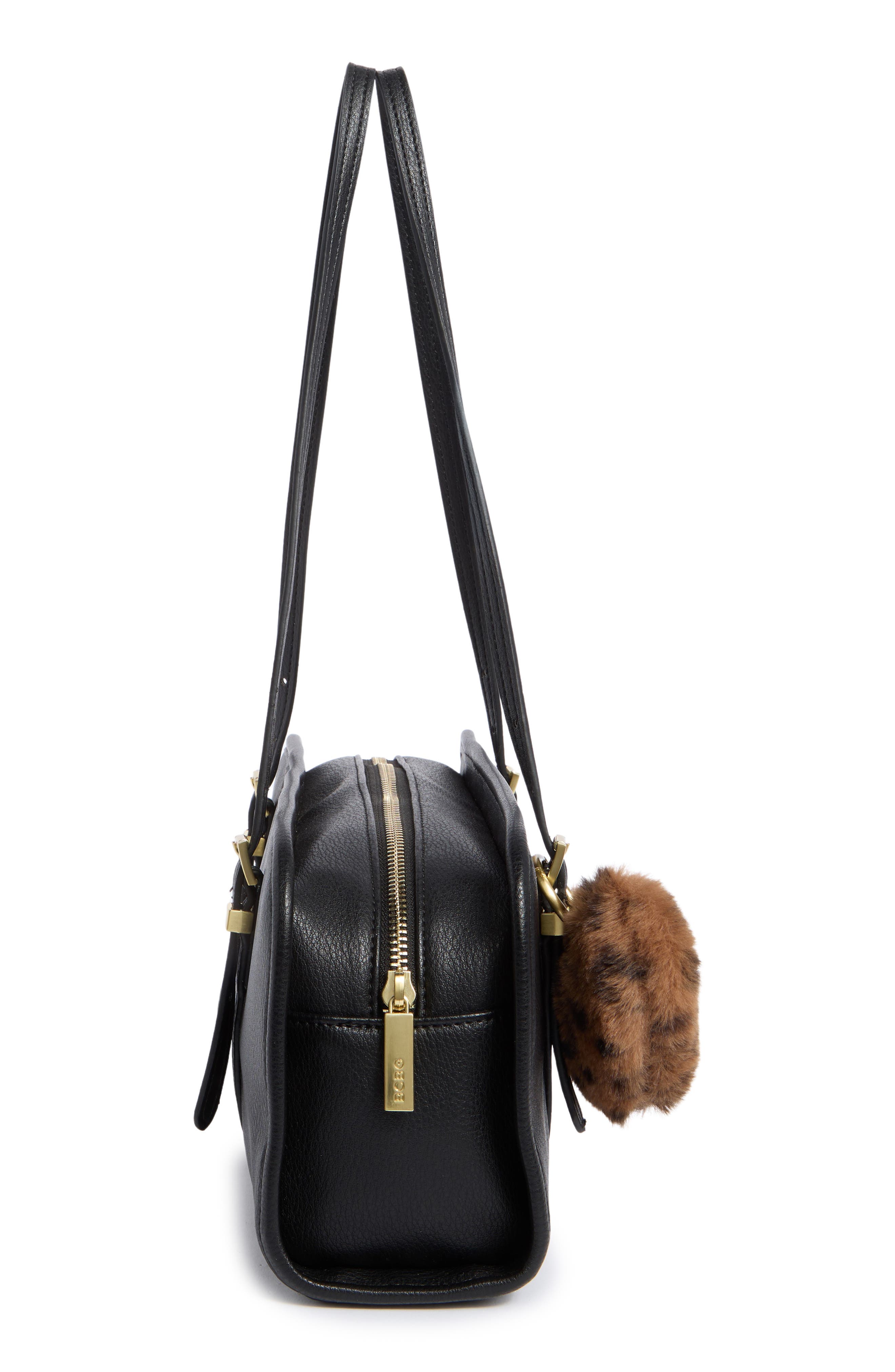 BCBG East/West Satchel Bag, Alternate, color, Black