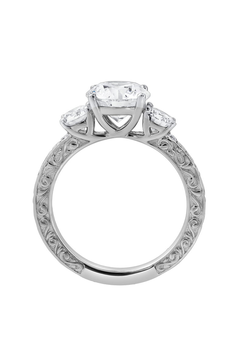 LuvMyJewelry Ismere 14K Gold 2.65 Ct Round Lab Grown Diamond Engagement Ring, Alternate, color, 14K White Gold