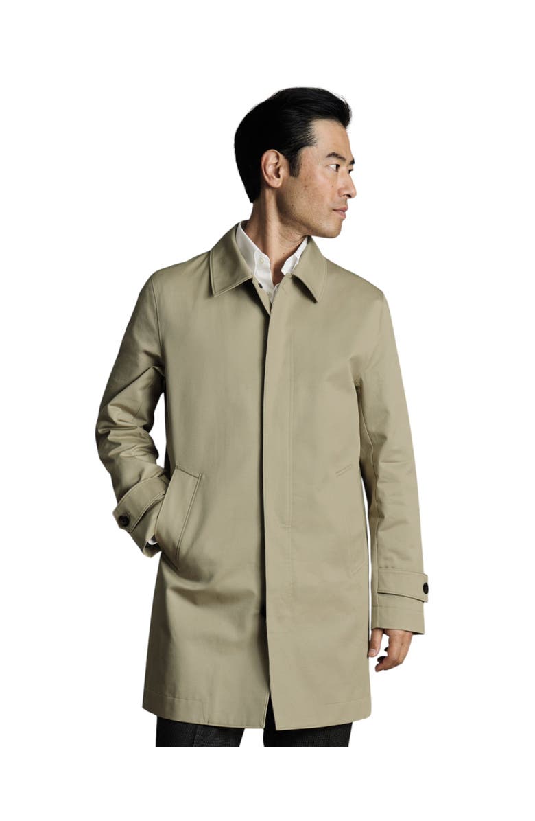 Charles Tyrwhitt Cotton Raincoat, Main, color, Stone