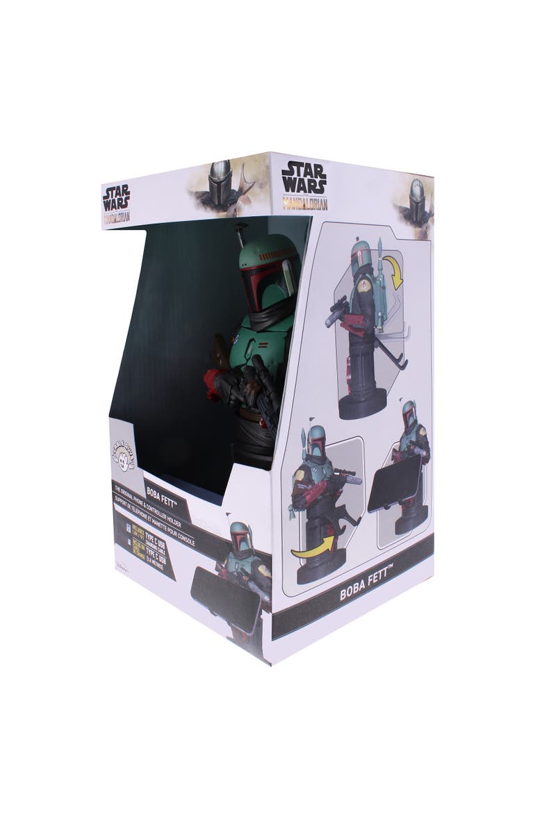 The Mandalorian Boba Fett Phone & Gaming Controller Stand, Alternate, color, Multicolored
