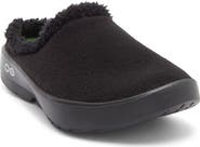 Oofos Gender Inclusive Oocoozie Fleece Clog Slipper