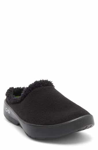 Oofos Gender Inclusive Oocoozie Fleece Clog Slipper