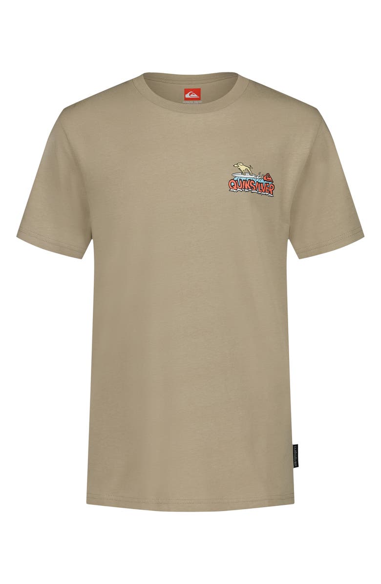 Quiksilver Kids' Dog Wave Graphic T-Shirt, Main, color, 