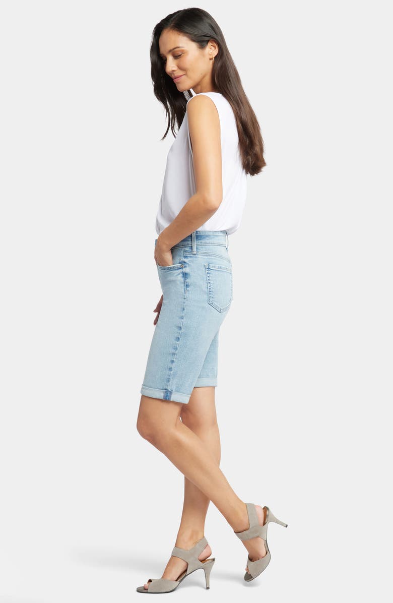NYDJ Briella Roll Cuff Denim Bermuda Shorts, Alternate, color,