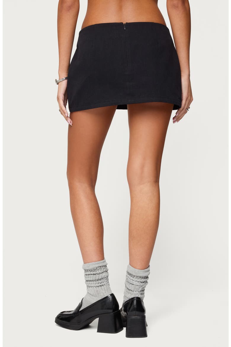 Monrow Low Rise Microskort, Alternate, color, BLACK