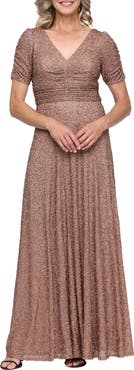 Alex Evenings Sequin Empire Waist Gown