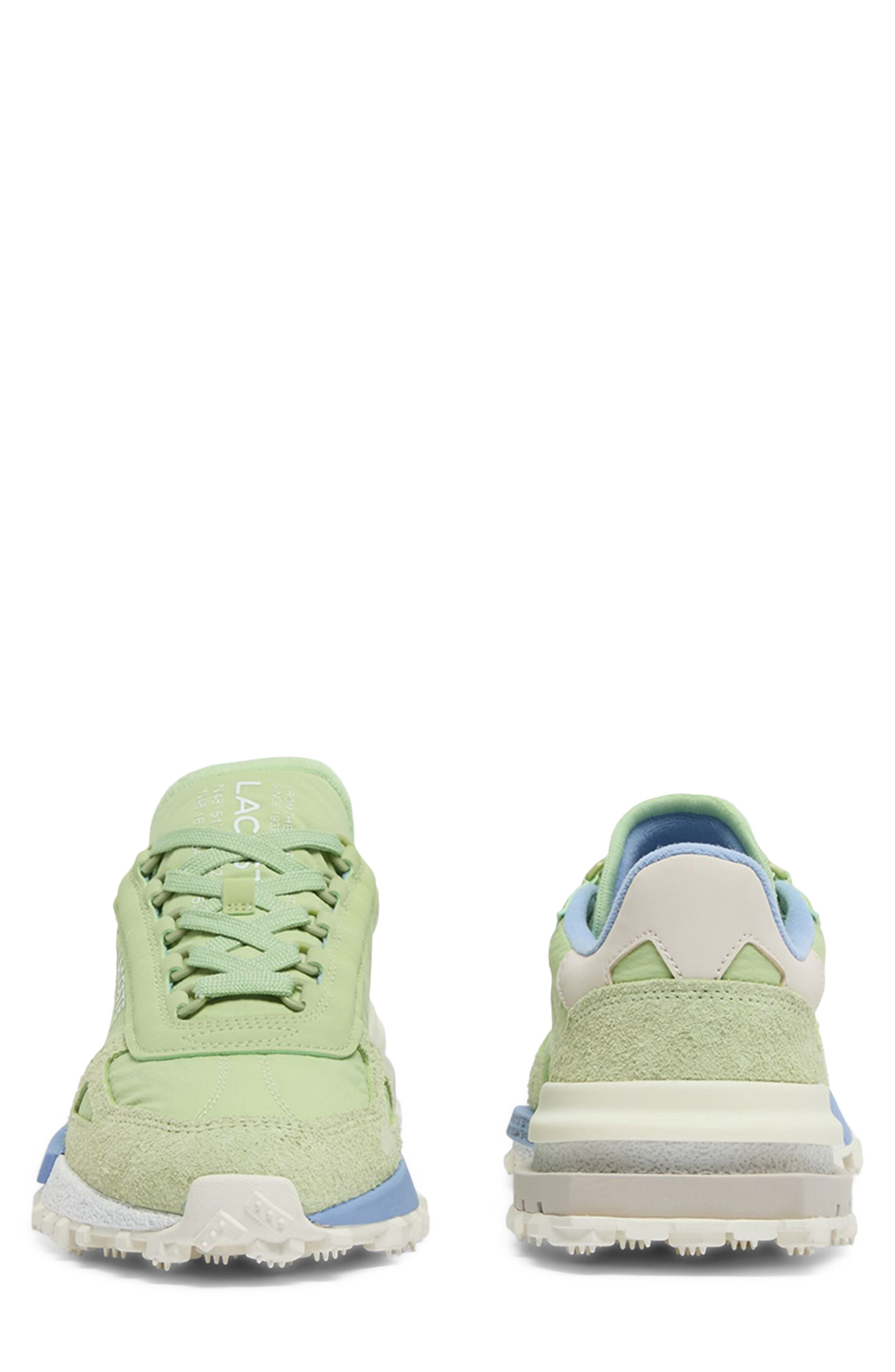 Lacoste Elite Active Sneaker, Alternate, color, Light Green/ Light Blue