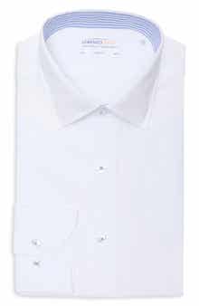 Lorenzo Uomo Trim Fit Cotton Seersucker Dress Shirt